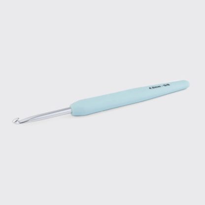 KnitPro Waves Aluminium Crochet Hook Med soft feel Håndtag - 4.00mm