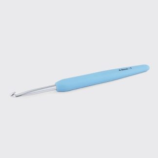 KnitPro Waves Aluminium Crochet Hook Med soft feel Håndtag - 4.50mm