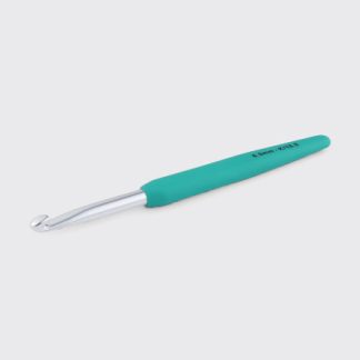 KnitPro Waves Aluminium Crochet Hook Med soft feel Håndtag - 6.50mm