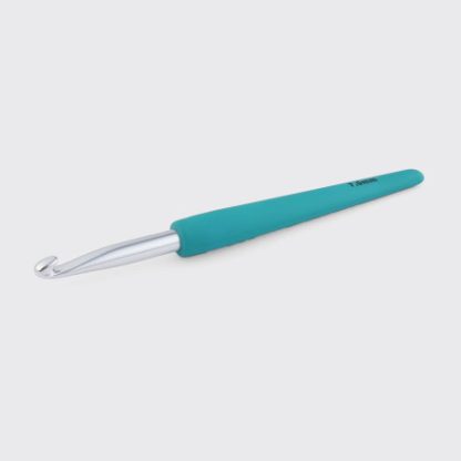 KnitPro Waves Aluminium Crochet Hook Med soft feel Håndtag - 7.00mm