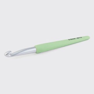 KnitPro Waves Aluminium Crochet Hook Med soft feel Håndtag - 9.00mm