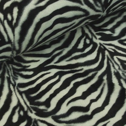 Kunstpels Stof 155cm 3 Zebra - 50cm