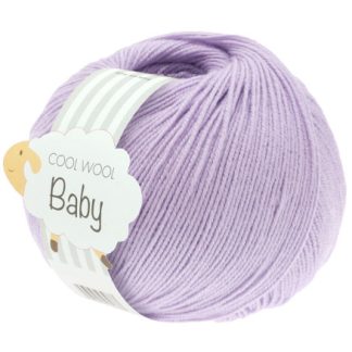 Lana Grossa Cool Wool baby Garn 268 Lilla