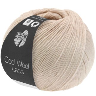 Lana Grossa Cool Wool Lace Garn 56 Perle Beige