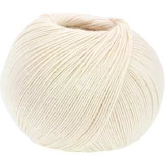 Lana Grossa Meilenweit 100 SETA Garn 030 Lys Beige