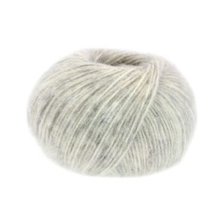 Lana Grossa Natural Alpaca Pelo Garn 002 Råhvid/Blød grå