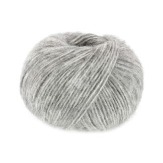 Lana Grossa Natural Alpaca Pelo Garn 203 Råhvid/Lyseblå