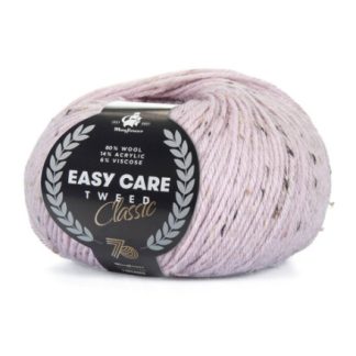 Mayflower Easy Care Classic Tweed Garn 505 Sart lilla