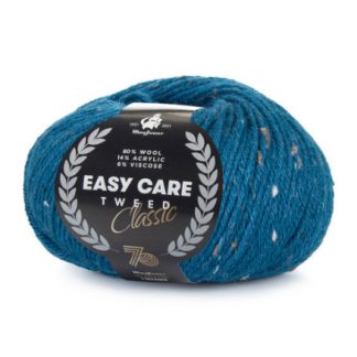 Mayflower Easy Care Classic Tweed Garn 593 Petroleumsblå