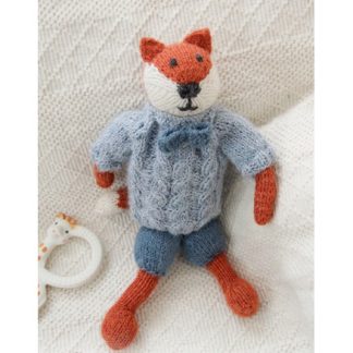 Mister Fox by DROPS Design - Bamse Strikkeopskrift 27 cm - 27 cm