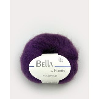 Permin Bella Mohair Garn 86 Aubergine