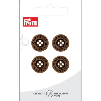 Prym Antik Knap Messing 16mm - 4 stk