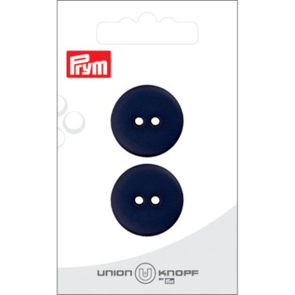 Prym Flad Plastikknap Navy 23mm - 2 stk