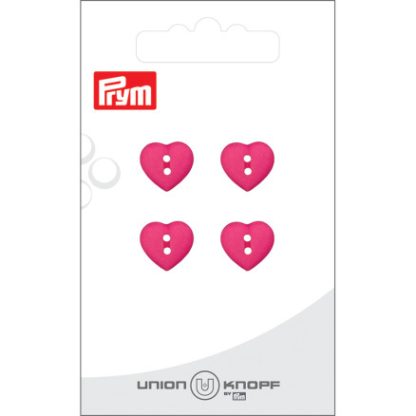 Prym Plastikknap Pink 12mm 2 Huller - 4 stk