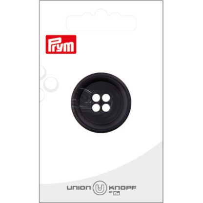 Prym Plastikknap Sort 28mm - 1 stk