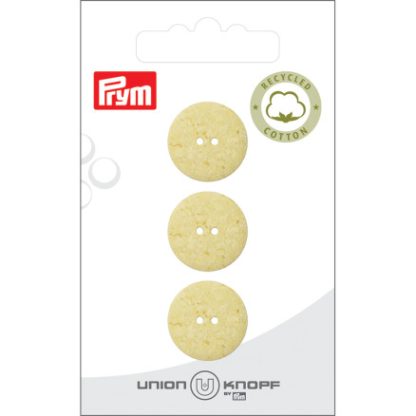 Prym Stofknap Gul 18mm - 3 stk