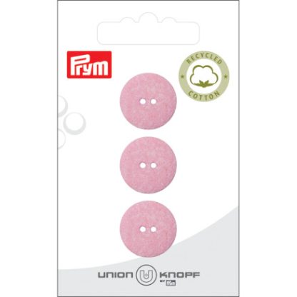 Prym Stofknap Lyserød 18mm - 3 stk