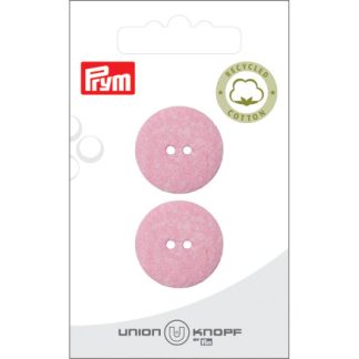 Prym Stofknap Lyserød 23mm - 2 stk