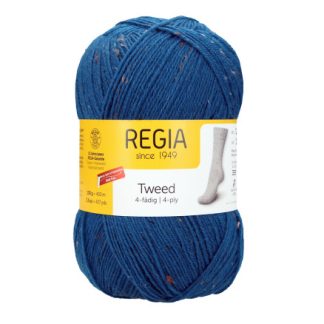 Regia Tweed Garn 69 Petrol