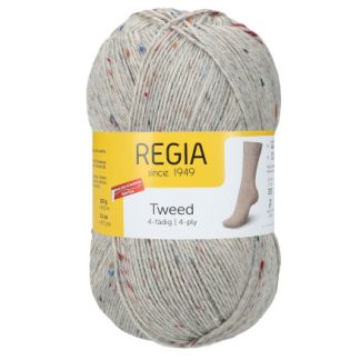 Regia Tweed Garn 90 Lys Grå