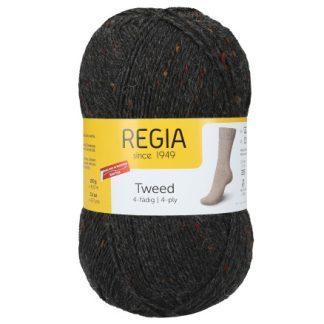 Regia Tweed Garn 98 Antrazit