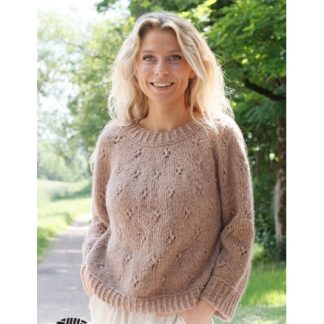 Sommarfin Sweater by DROPS Design - Bluse Strikkeopskrift str. S - XXX - XXX-Large