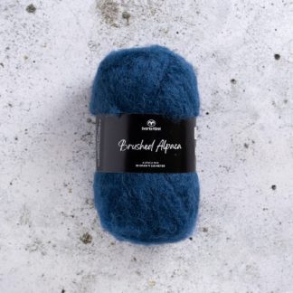 Svarta Fåret Brushed Alpaca Garn 06 Rum Blå