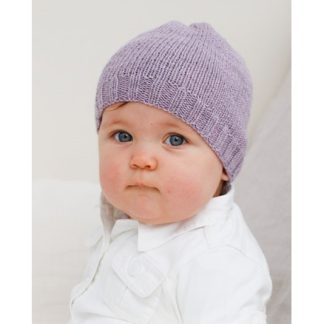 Sweetheart Beanie by DROPS Design - Baby Hue Strikkeopskrift str. 0/1  - 3/4 år