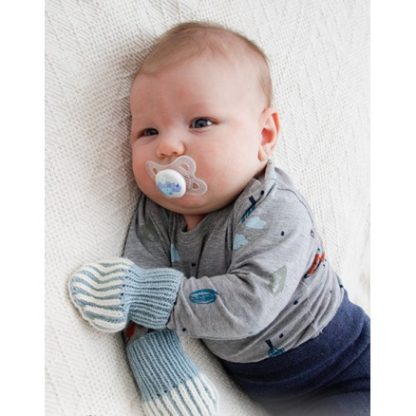 Tiny Mitts by DROPS Design - Baby Vanter Strikkeopskrift Str. 1/3 mdr  - 6/9 mdr