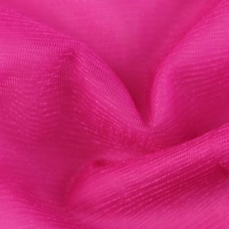 Tyl med glimmer Stof 150cm 27 Fuchsia - 50cm